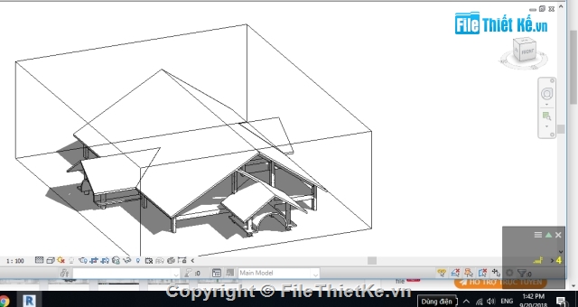 Biệt thự,mẫu biệt thự bằng revit,kết cấu kiến trúc,revit structure,kết cấu Biệt thự,file revit